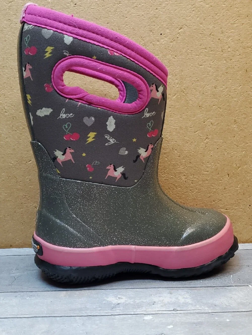 Bogs Kids' Classic Pegasus Waterproof Winter Boot 72588-074 Size 8